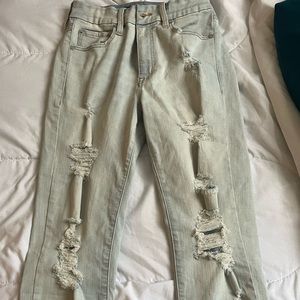 aeropostale ripped jeans size 4